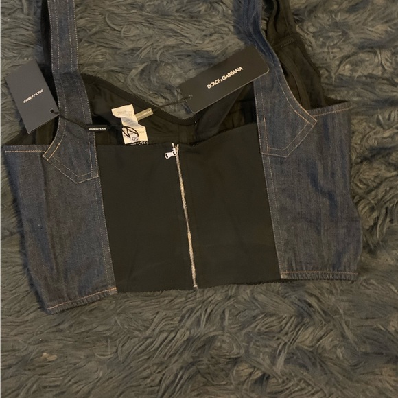 NWT Dolce&Gabbana denim corset size it50/14 - Picture 7 of 12
